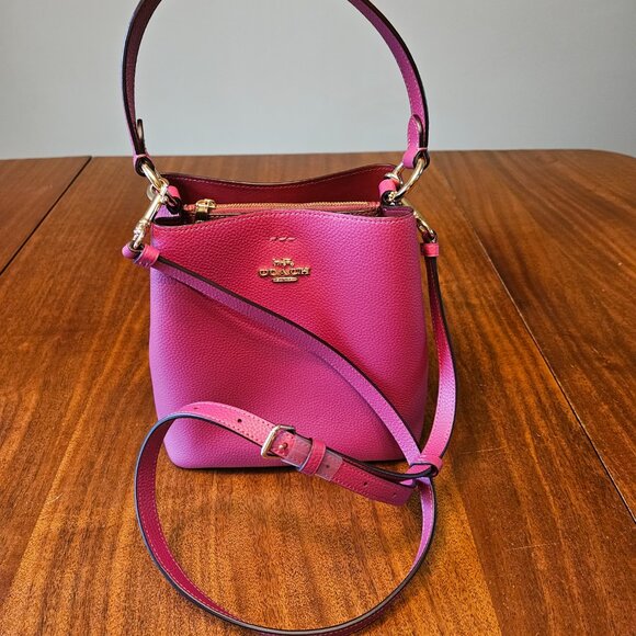 COACH Small Town Bucket Bag, Bright Violet - Picture 2 of 11